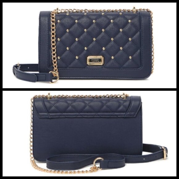 💕BADGLEY MISCHKA Studio Studed Quilted Crossbody - Picture 15 of 16